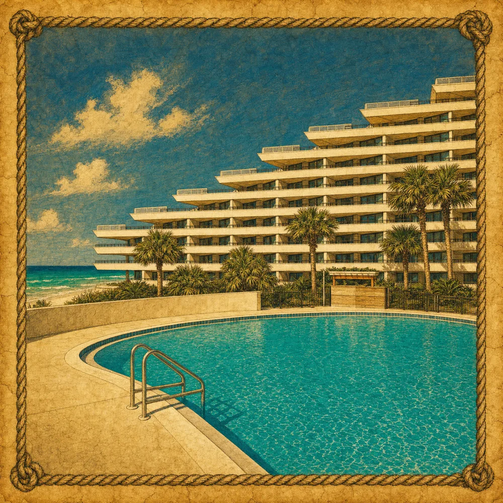 Destin beachfront condo pool — stay current with the living content page